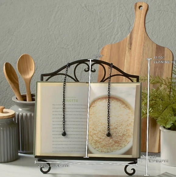 METAL COOKBOOK STAND - Picture 3 of 3